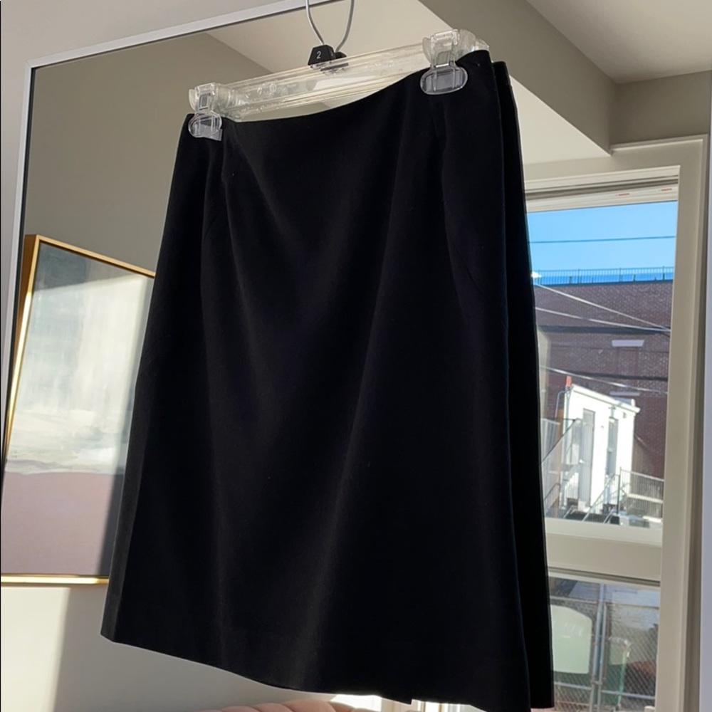 Black pencil skirt